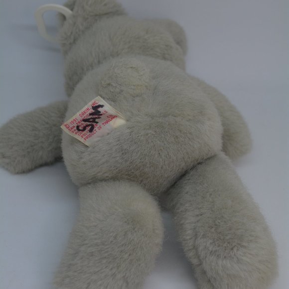 VTG Dakin Musical Bunny Rabbit Peter Cottontail Song Plush Pull Toy Lovey 1991 - Picture 6 of 9